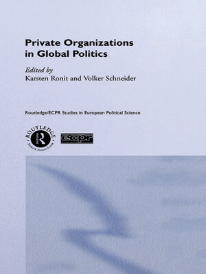 cover image of Private Organisations in Global Politics